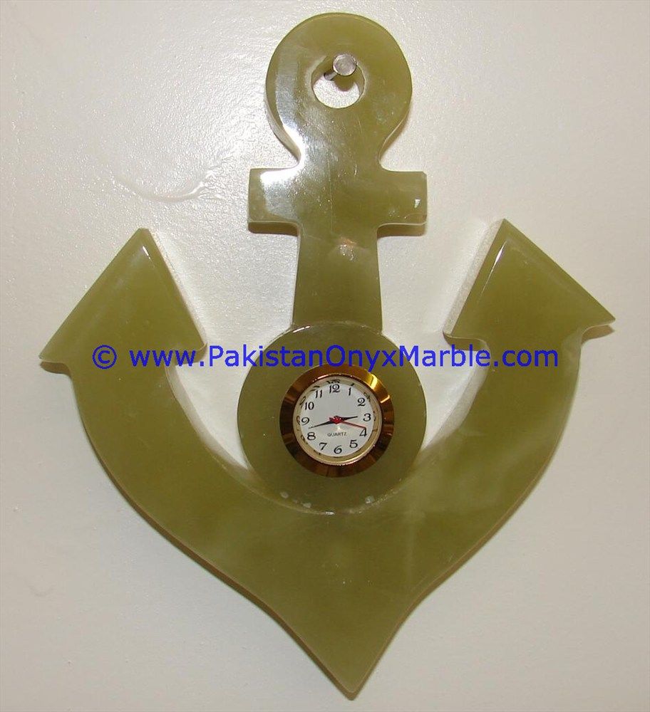 Onyx Clocks Anchor Shaped Handcarved-05