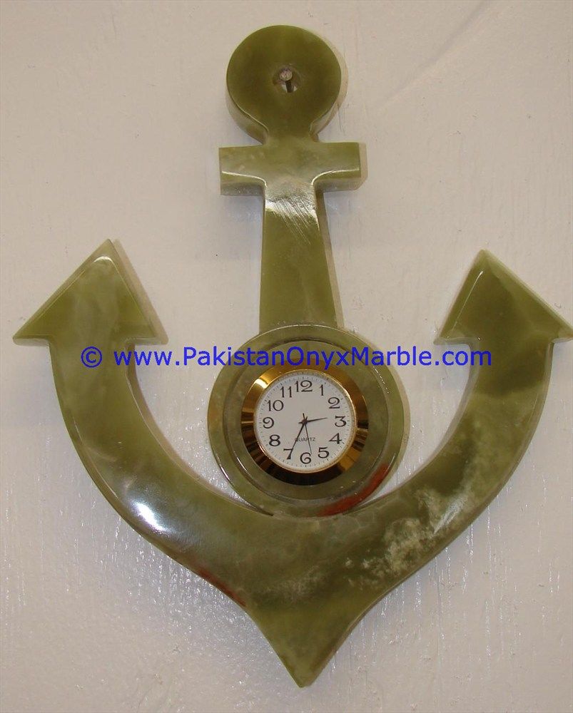 Onyx Clocks Anchor Shaped Handcarved-09