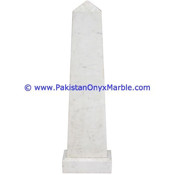Verona Sahara Beige Marble Obelisk Handcrafted Statue-03