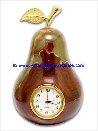 Onyx pear shaped clocks handcarved Home Decor Gifts-08
