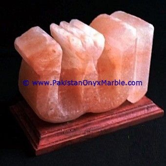himalayan ionic salt crystal Allah Name lamp-20