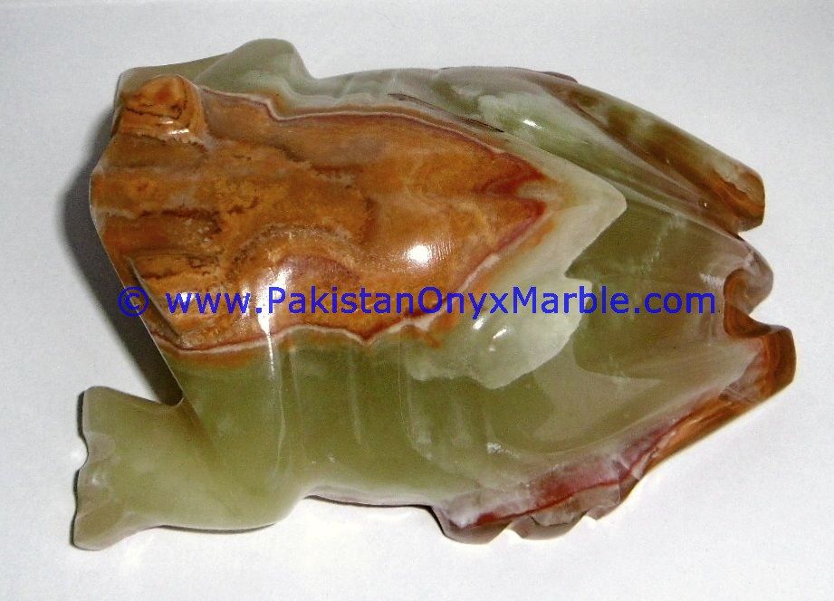 Onyx Carved onyx frog Statue-04