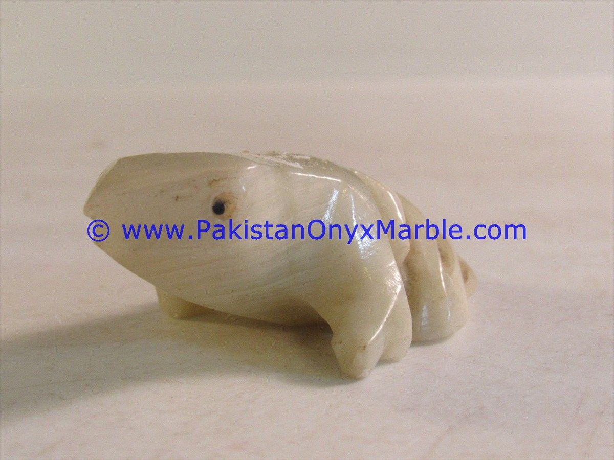Onyx Carved onyx frog Statue-08
