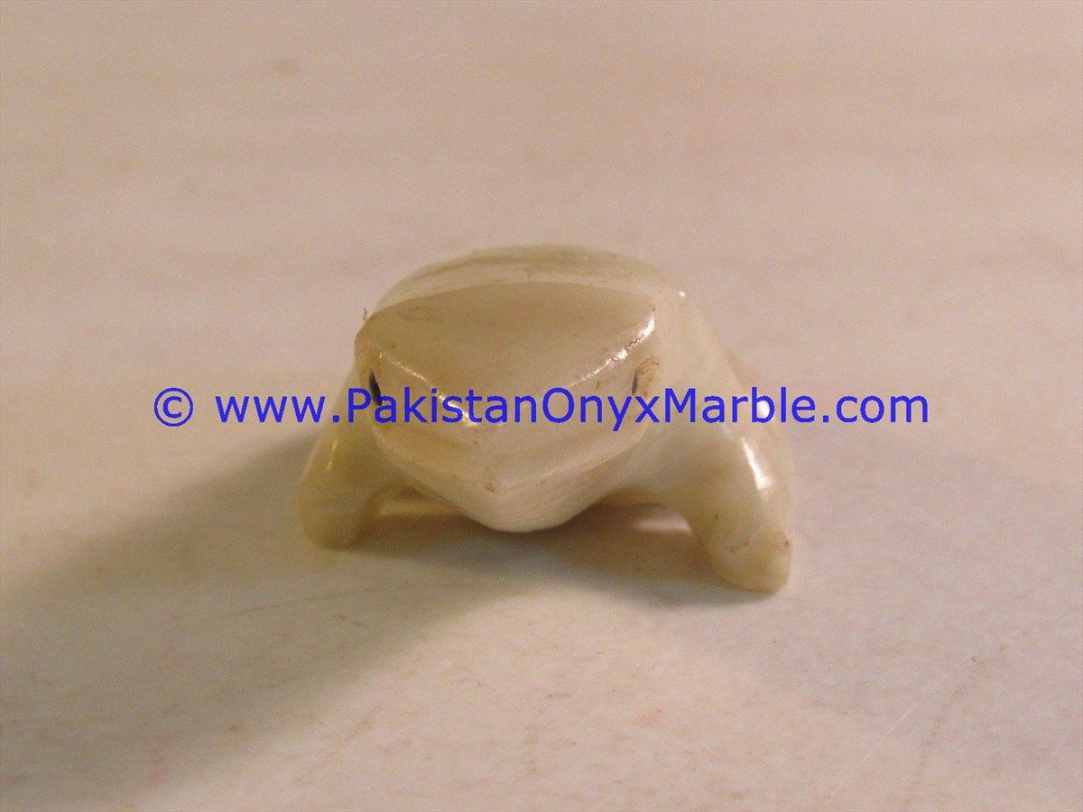 Onyx Carved onyx frog Statue-12