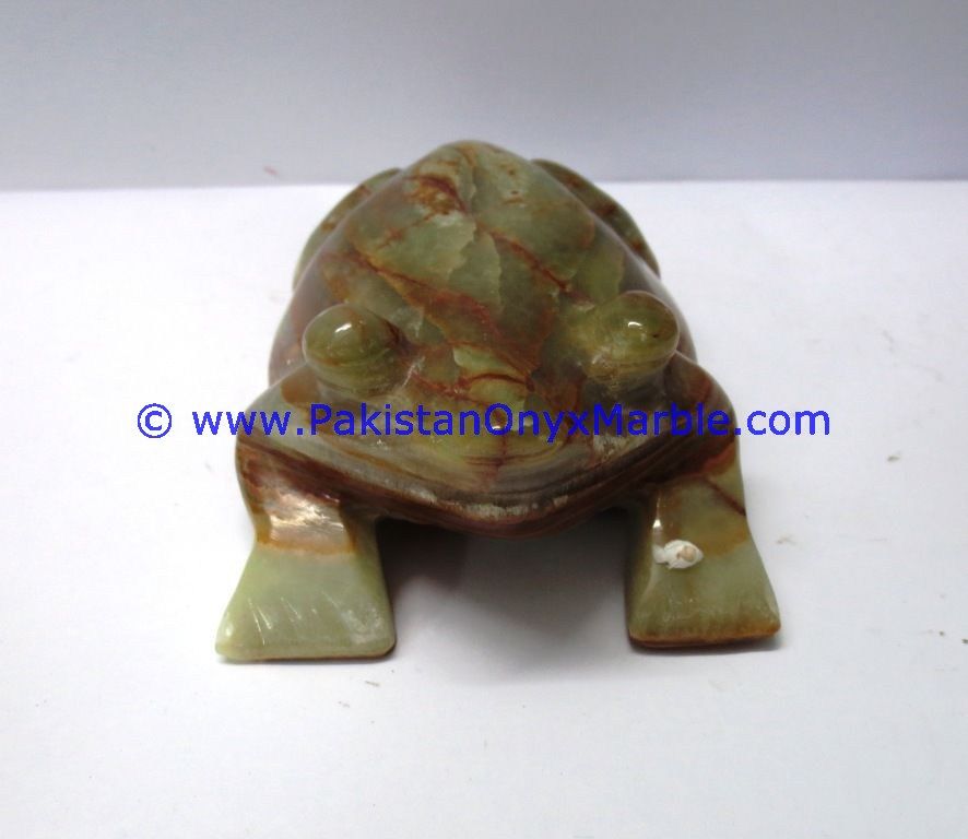Onyx Carved onyx frog Statue-14