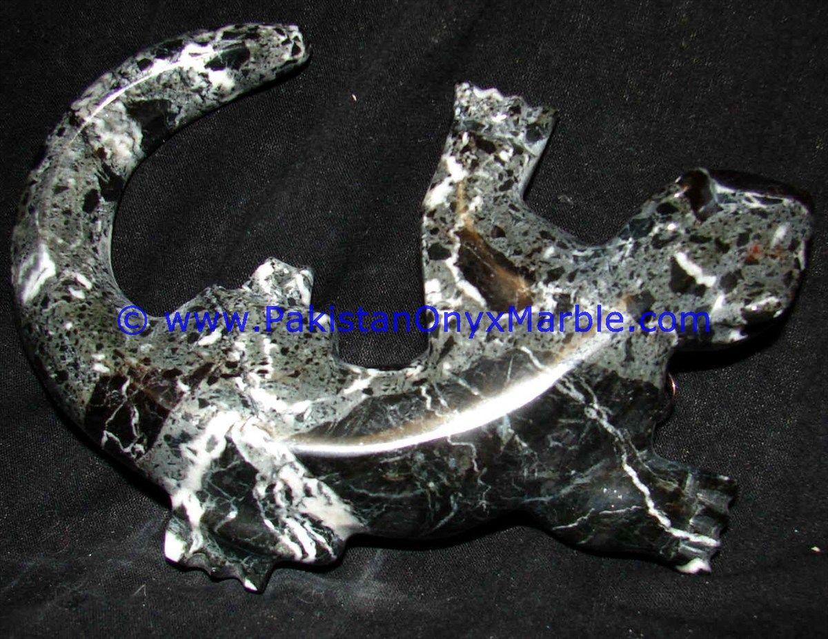 Onyx Carved lizard Statue-06