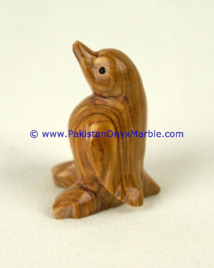 Onyx Carved Penguin Statue-01