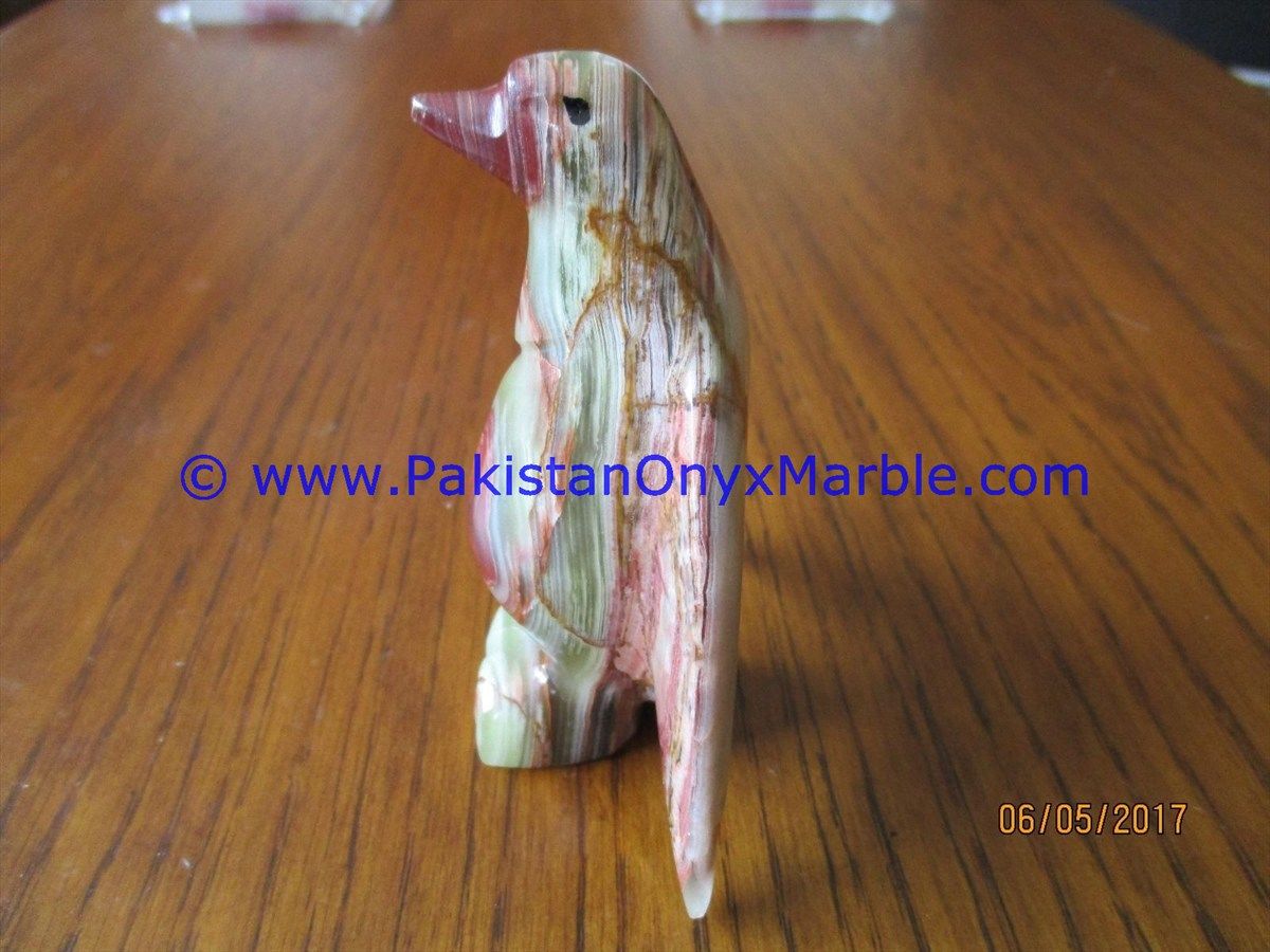 Onyx Carved Penguin Statue-05