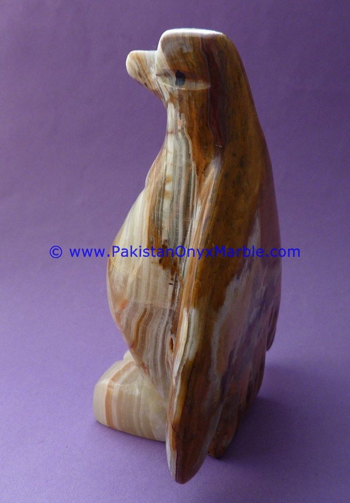 Onyx Carved Penguin Statue-11