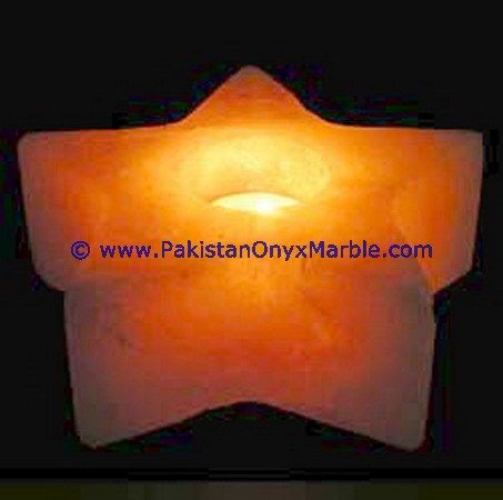 star Himalayan salt Candle holder-03