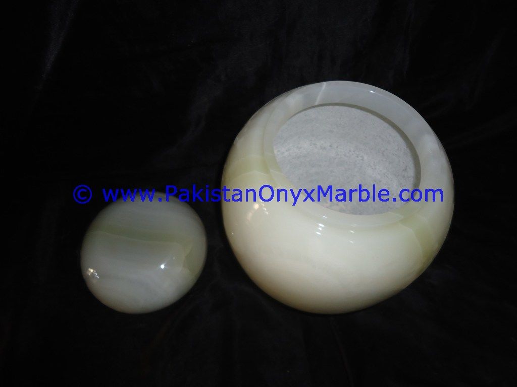 Onyx handcarved Ashes cremation white Onyx Urns-12