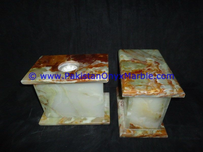 Onyx Rectangle Square Shaped Ashes Urns-13