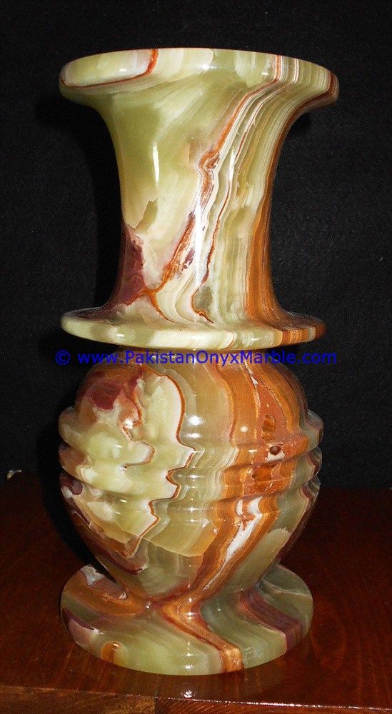 Onyx Flowers Vases multi Green Onyx  Planters Pot home office decor-03
