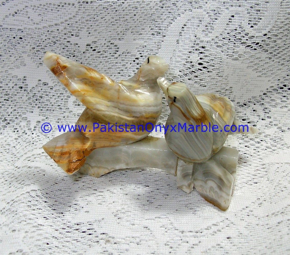 Onyx Carved Dove Statue-02