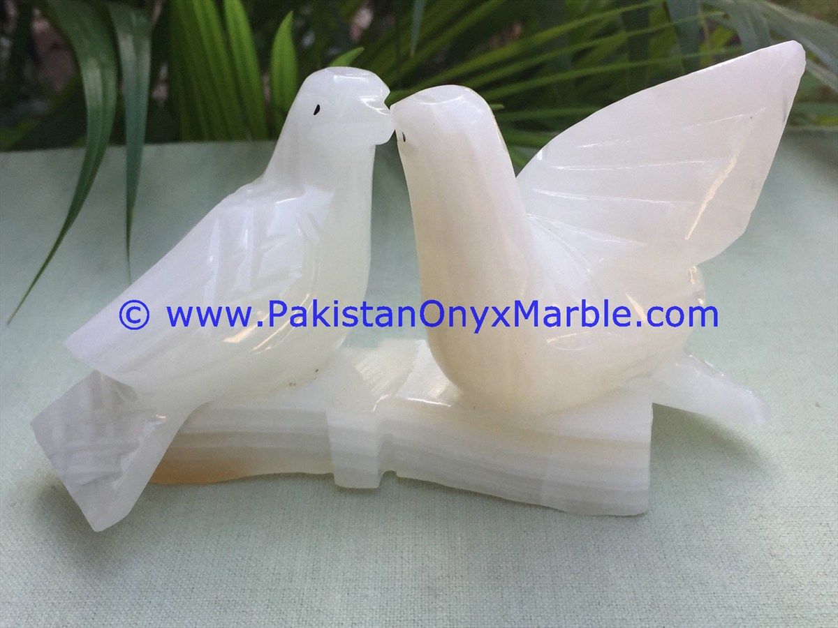 Onyx Carved Dove Statue-03