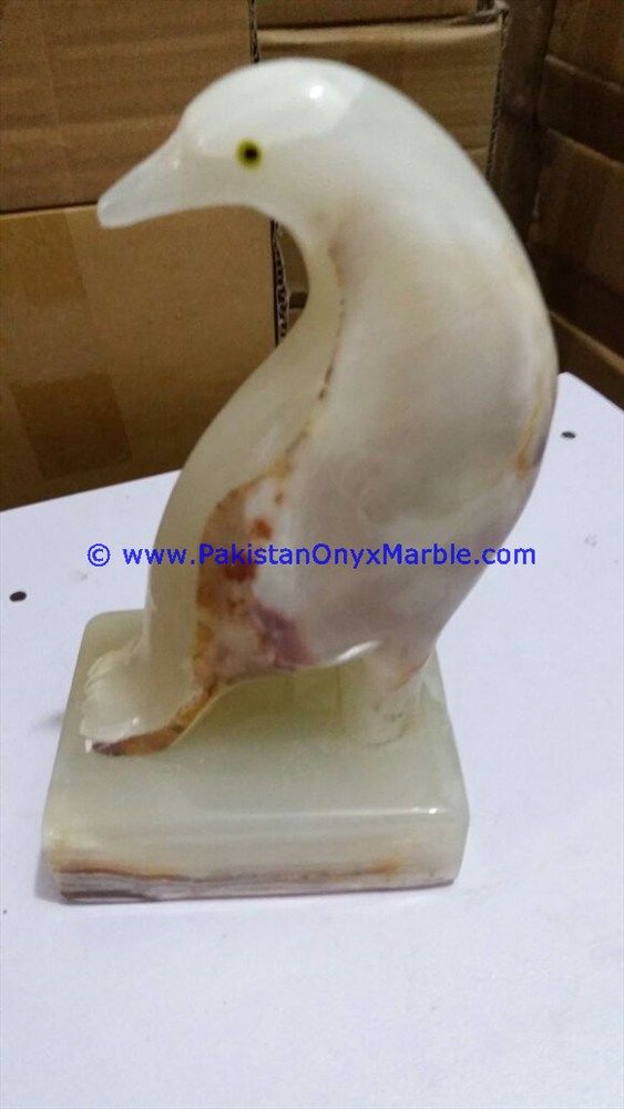 Onyx Carved Dove Statue-13