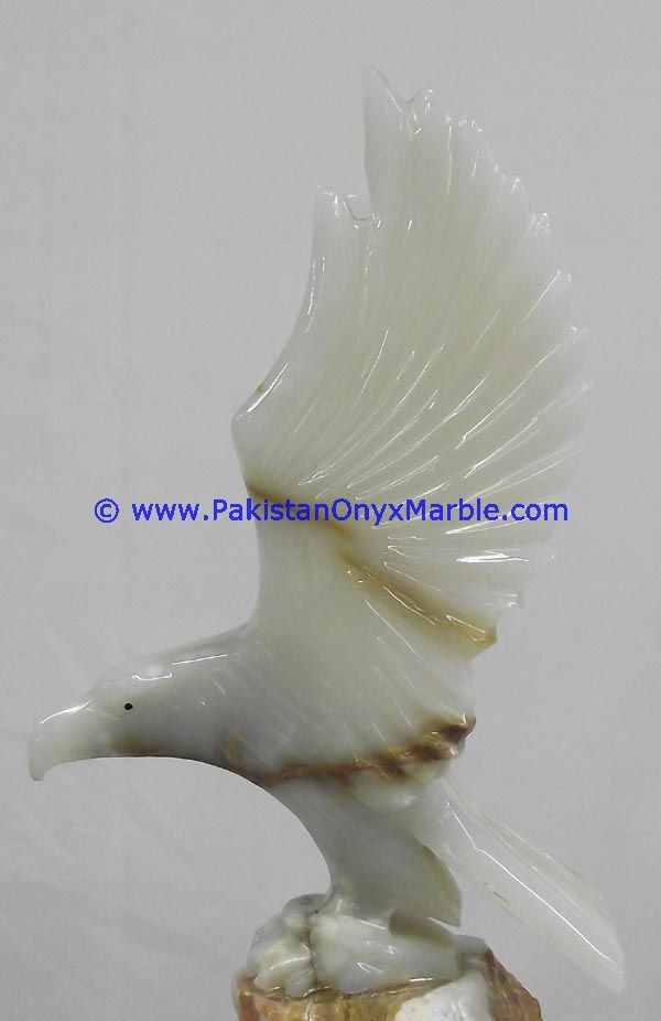 Onyx Carved Eagle Statue-07
