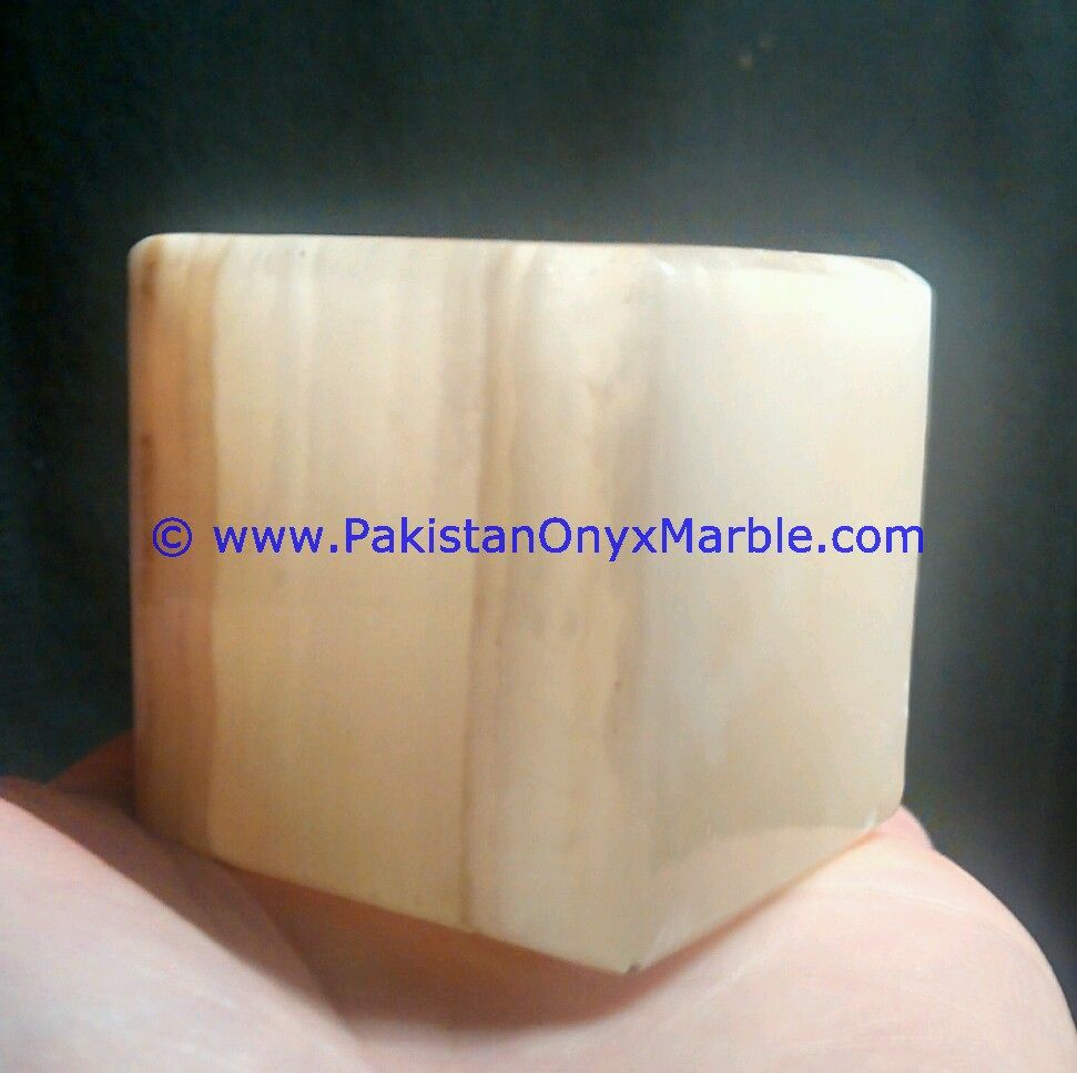 white Onyx cube blocks handcarved polished paperweight-07