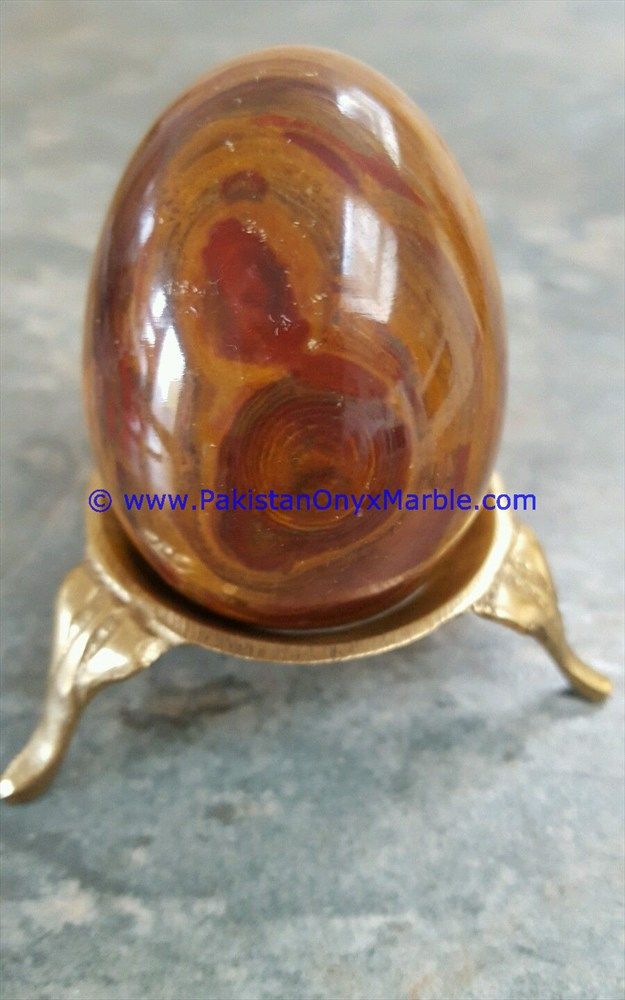 multi brown Onyx Eggs Handcarved Natural stone-17