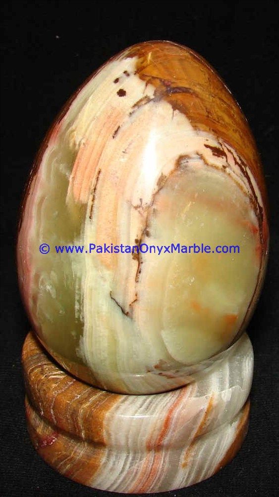 multi green Onyx Eggs Handcarved Natural stone-17