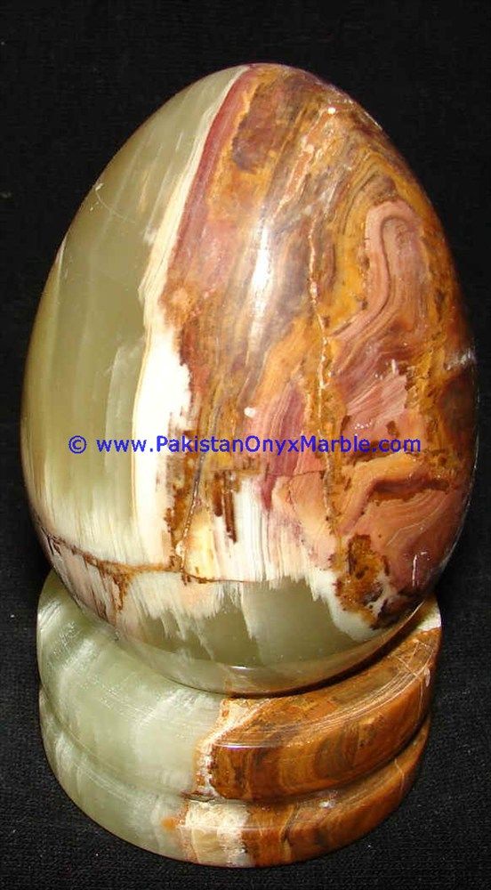 multi green Onyx Eggs Handcarved Natural stone-18
