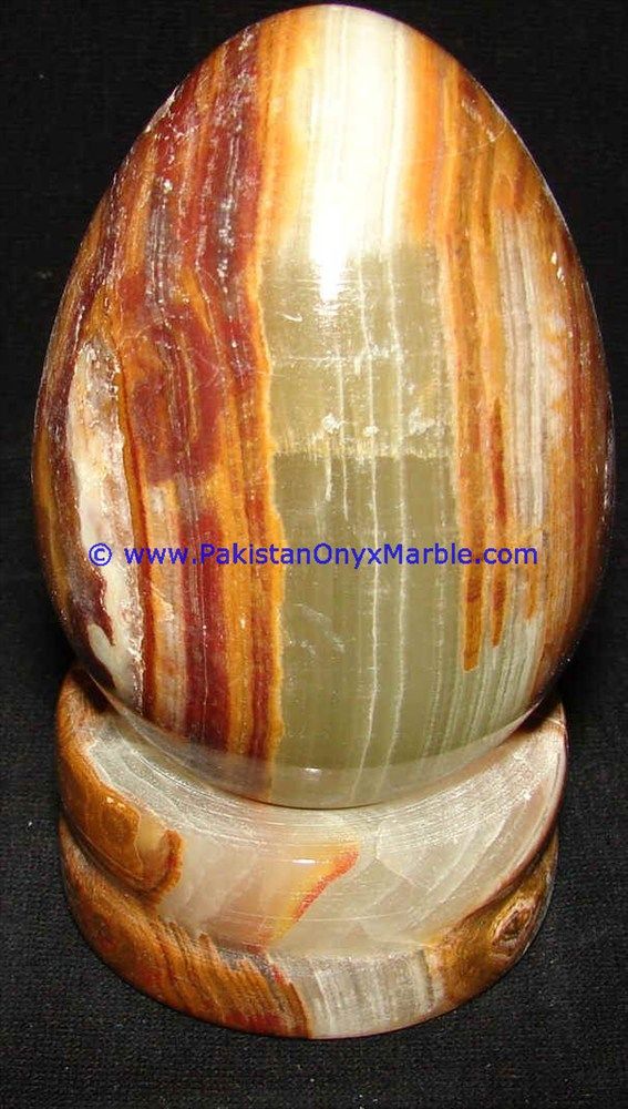 multi green Onyx Eggs Handcarved Natural stone-19