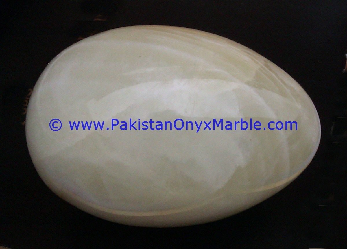 white Onyx Eggs Handcarved Natural stone-11