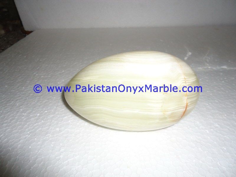 white Onyx Eggs Handcarved Natural stone-12