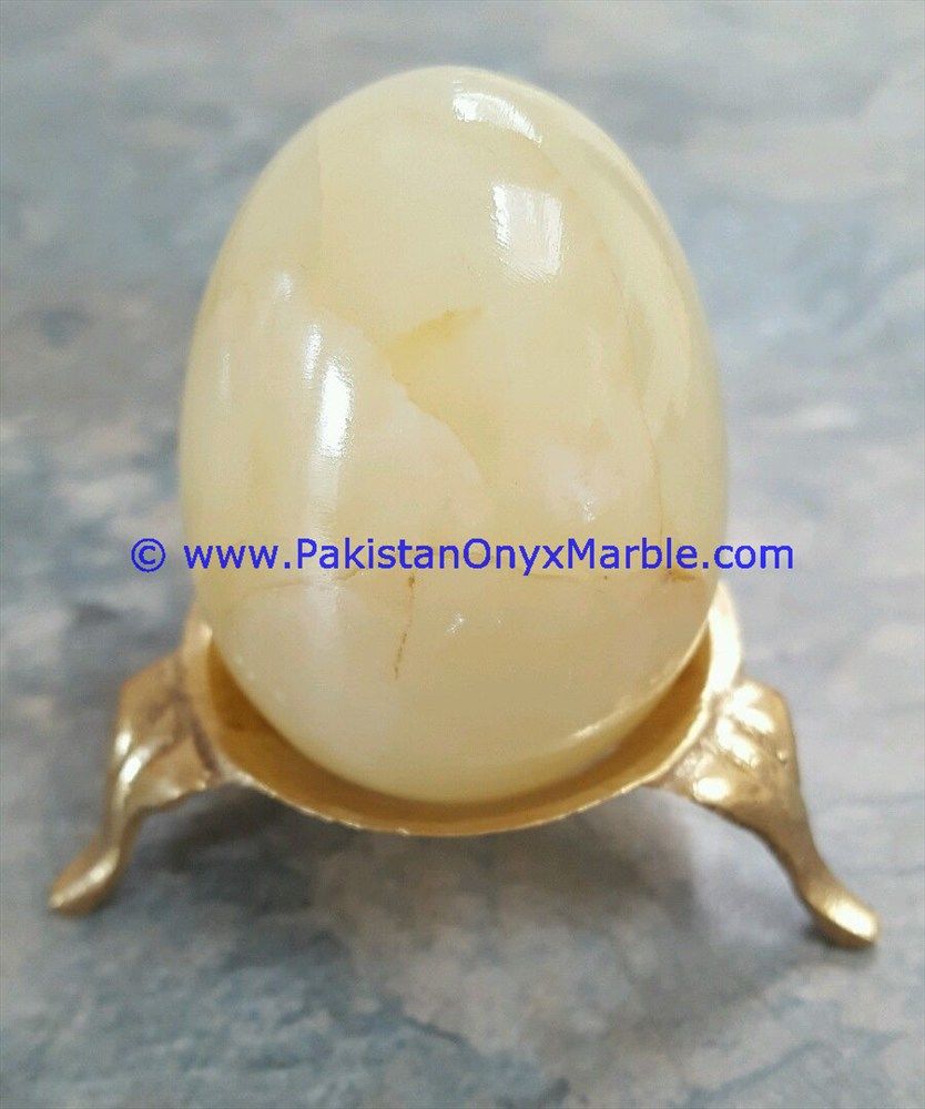 white Onyx Eggs Handcarved Natural stone-19