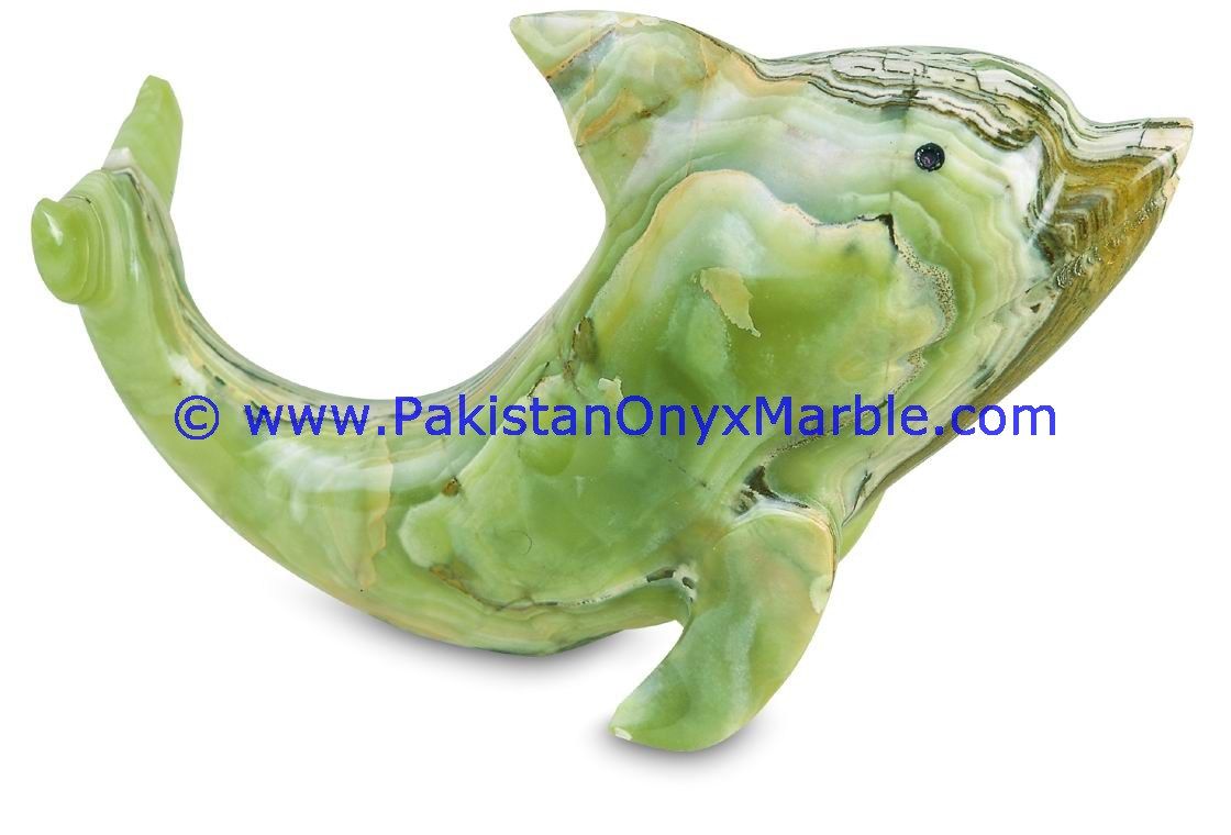  Green Onyx Fish Handcarved Statue Sculpture Figurine-14