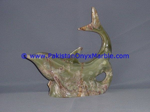  Green Onyx Fish Handcarved Statue Sculpture Figurine-18