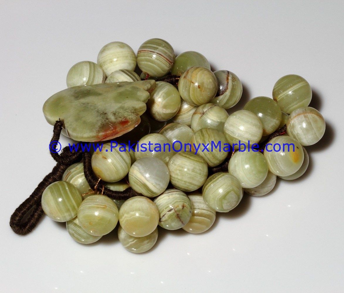 Onyx Grapes Bunches Cluster Handcarved-20