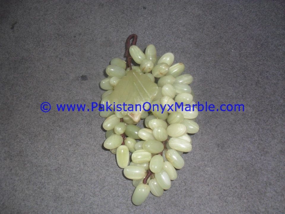 Onyx Grapes Bunches Cluster Handcarved-23