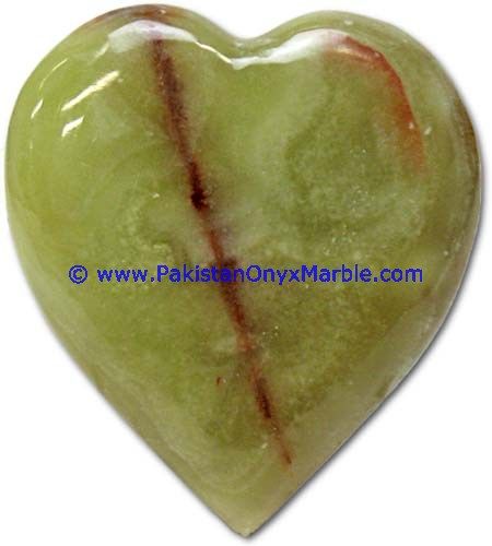 Green Onyx handcarved Heart-04