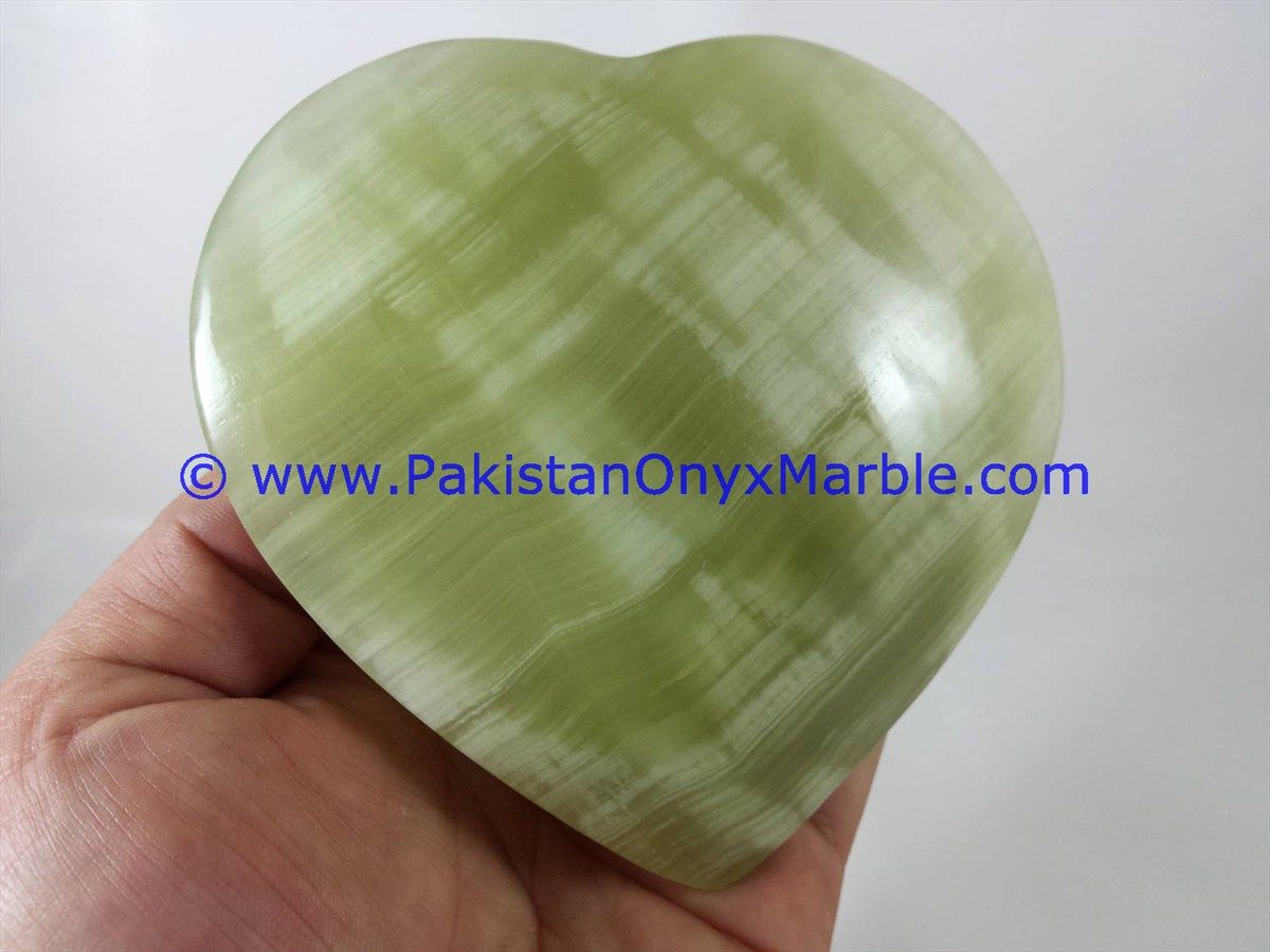 Green Onyx handcarved Heart-08