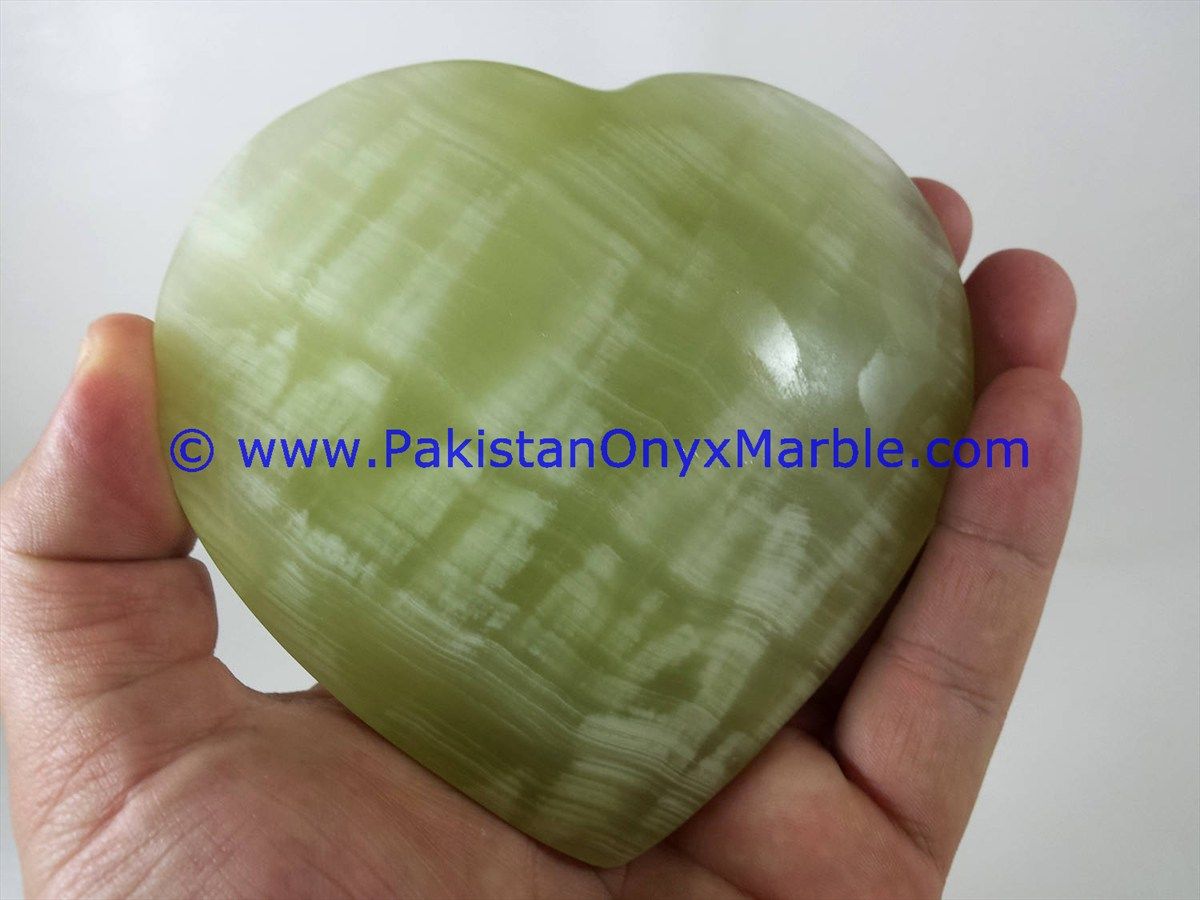Green Onyx handcarved Heart-09