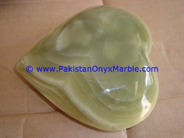 Green Onyx handcarved Heart-12
