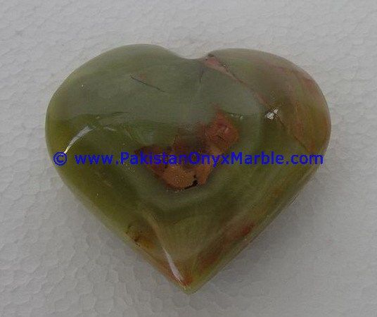 Green Onyx handcarved Heart-15