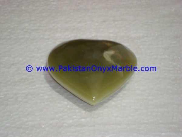 Green Onyx handcarved Heart-17