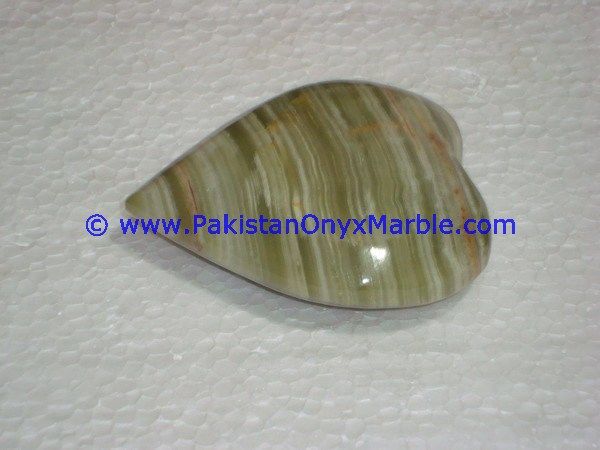 Green Onyx handcarved Heart-18