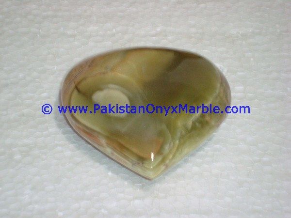 Green Onyx handcarved Heart-21