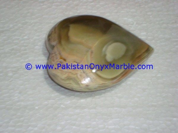 Green Onyx handcarved Heart-22