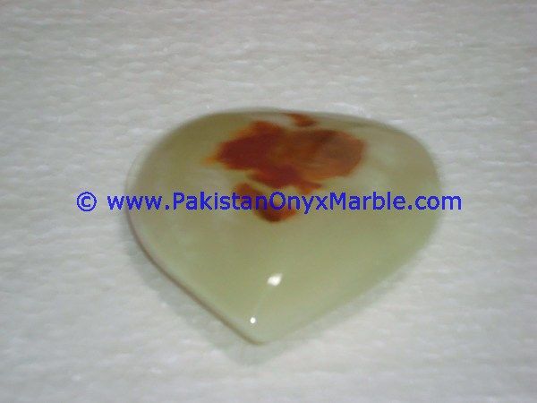 Green Onyx handcarved Heart-23
