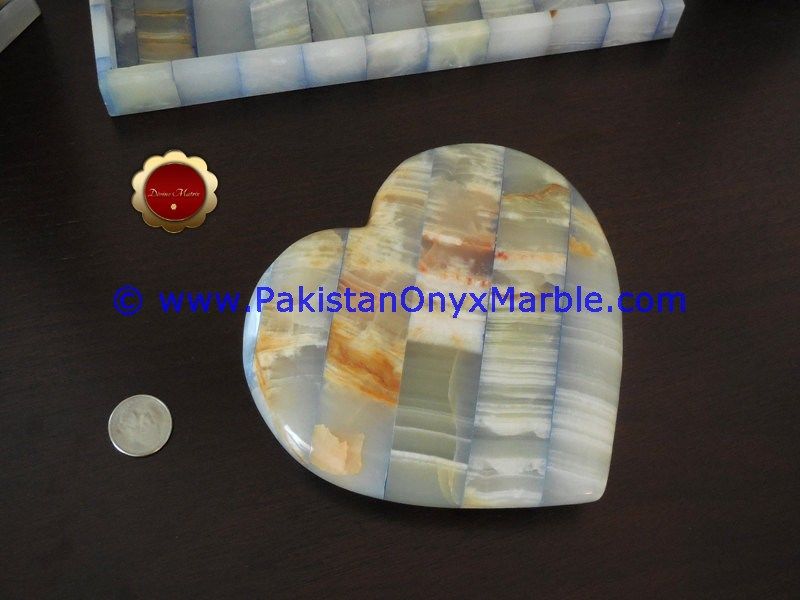 colored Patchwork Tukri Onyx handcarved Heart-01