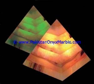Onyx pyramids Shaped Lamp-21