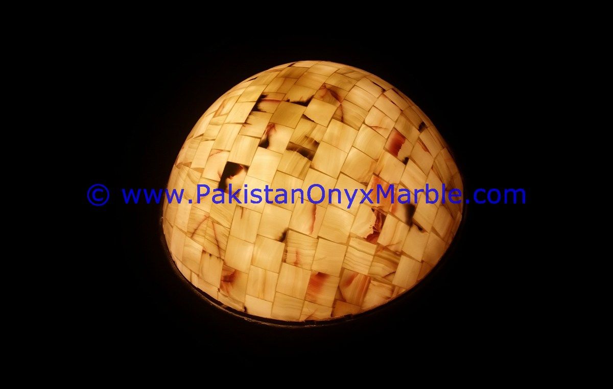 Onyx Sphere Ball Globe Shaped Lamp-12