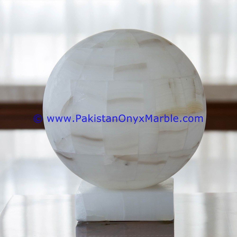 Onyx Sphere Ball Globe Shaped Lamp-17