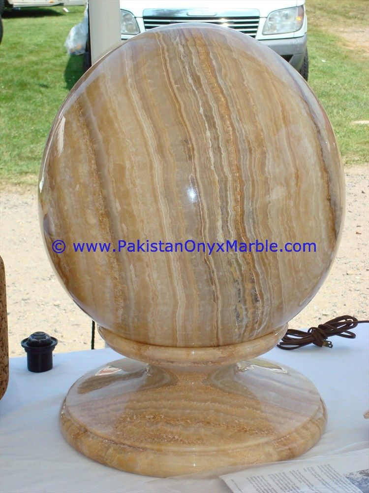 Onyx Sphere Ball Globe Shaped Lamp-23