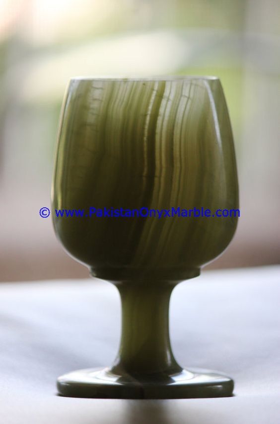 Green Onyx Wine Glasses Set-09