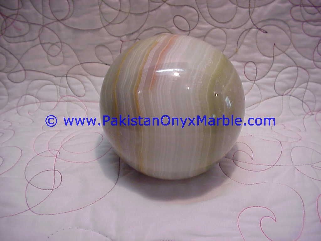 Light Green Onyx Sphere round Ball-08